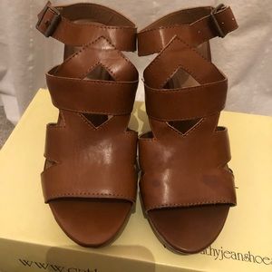 Cathy Jean Wedge Sandals